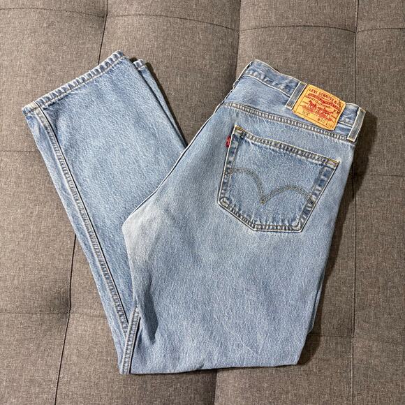 Vintage Levi 501 Jean Men 40x29 Blue 100% Cotton 1994-2005 - Picture 2 of 9